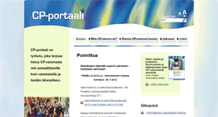 Desktop Screenshot of cp-portaali.fi